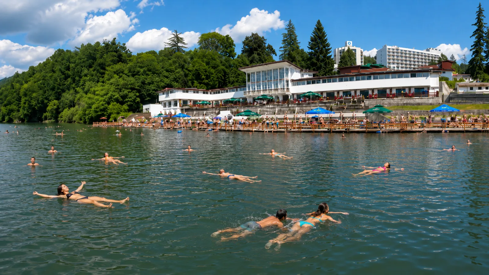 Lacul Ursu Sovata, alee și natură în stațiune