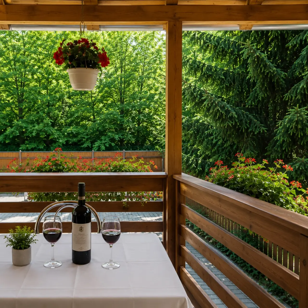 Balcon cu vedere la natură